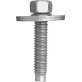  Hex Head Body Bolt with 19mm Washer Steel M6 - P65537