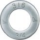  Flat Washer 316 Stainless Steel 5/16" - 81875