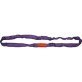 LiftAll® Tuflex Roundsling, Polyester, Purple, 6' Length - 1415830