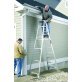 Louisville Ladder 12' Aluminum Stepladder with Pail Shelf, 300 lbs., Type IA - 1329728