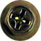  Phillips Indented Hex Head License Plate Screw - 1482598
