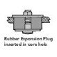  Rubber Expansion Plug 1-5/8" - 87159