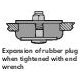  Rubber Expansion Plug 3/4" - 87152