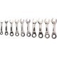  10Pc Metric Mini Combination Wrench Set - DY89311330