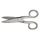 Wiss® 5" Electrician Scissors - Serrations Along Entire Bottom Blade, Pouch - 1281399
