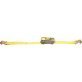 LiftAll® LoadHugger™ Web Tiedown, with Ratchet, Yellow, 30' Length - 1417247