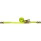 LiftAll® LoadHugger™ Web Tiedown, with Ratchet, Yellow, 27' Length - 1417250