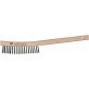  Curved Wood Handle Scratch Brush - 87457