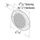 Grote® 2-Hole Mounting Reflector with Aluminum Housing - 1322500
