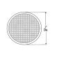 Grote® Round Stick-On Reflector Yellow 2" - 1322509