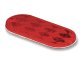 Grote® Stick-On/Screw Mountable Reflector Red - 1322516