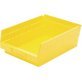 Akro-Mils® Shelf Bin, Yellow, 11-5/8" x 8-3/8" x 4" - 1387901