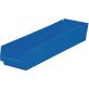 Akro-Mils® Shelf Bin, Blue, 23-5/8" x 6-5/8" x 4" - 1387909