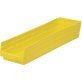 Akro-Mils® Shelf Bin, Yellow, 23-5/8" x 6-5/8" x 4" - 1387913