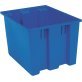 Akro-Mils® Nest & Stack Tote, Blue, 19-1/2" x 15-1/2" x 13" - 1388096