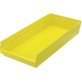 Akro-Mils® Shelf Bin, Yellow, 23-5/8" x 11-1/8" x 4" - 1387925