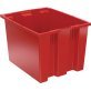 Akro-Mils® Nest & Stack Tote, Red, 19-1/2" x 15-1/2" x 13" - 1388098