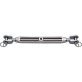  Turnbuckle, Stainless Steel, Jaw and Jaw, 3/8" x 6.00" Take Up - 1427532