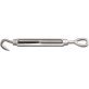  Turnbuckle, Stainless Steel, Hook and Eye, 3/8" x 6.00" Take Up - 1427491