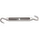  Turnbuckle, Stainless Steel, Hook and Hook, 5/8" x 6.00" Take Up - 1427499