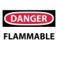  Danger FLAMMABLE Sign - 1441630