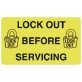  Lockout Safety Sign - SF10168