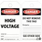  Danger High Voltage Electric Safety Tag - 1647956