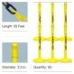  Plastic stanchon and chain, Caution Yellow and Black - 1651701
