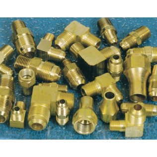  Brass 45° Flare Fittings Assortment Kit 111Pcs - LP483