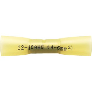 Butt Connector 12 to 10 AWG Yellow - 1145874