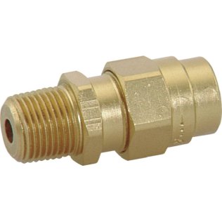  DOT Compression Connector Male Brass 1/2 x 1/2" - 97249