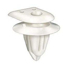  Scuff Plate Molding Clip Nylon White 12 x 15mm - 1372017