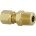DOT Compression Connector Male Brass 1/2 x 1/4" - 86584