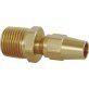  DOT Compression Connector Male Brass 1/4 x 1/8" - 4932