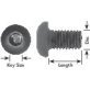  Button Head Socket Cap Screw Steel M10-1.5 x 25mm - 87548